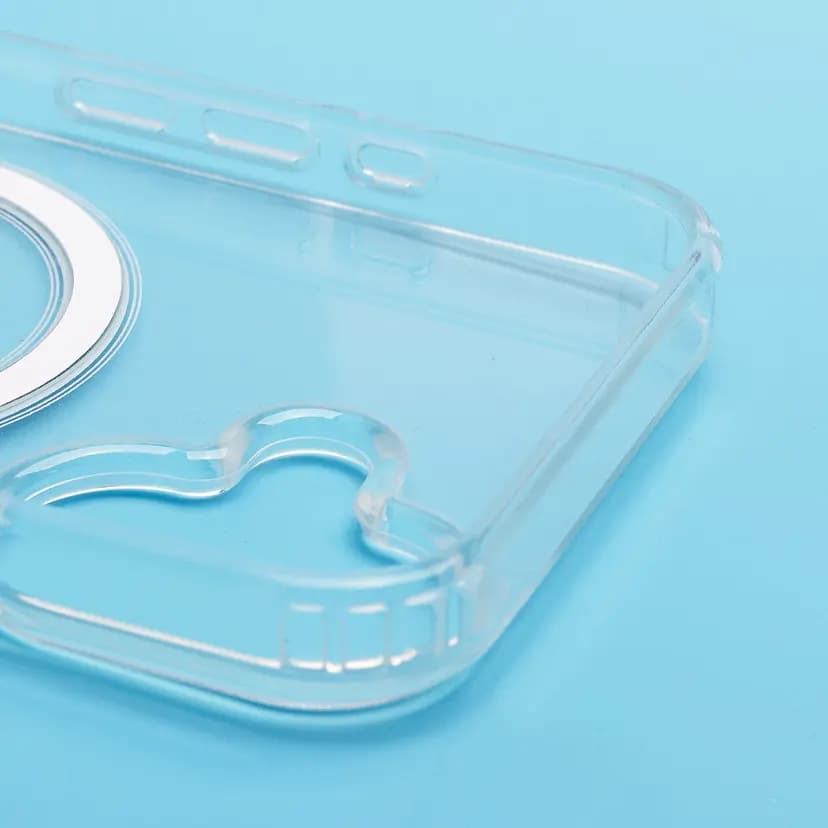Чехол-накладка - SM006 SafeMag для Apple iPhone 16 (transparent)  — фото 2