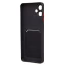 Чехол-накладка с картхолдером - SC337 для Samsung Galaxy A06 (black)  — фото 2