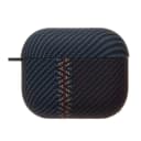 Чехол - Luxo Creative PC121 для кейса Apple AirPods 3 (black/blue)  — фото 2
