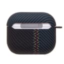 Чехол - Luxo Creative PC121 для кейса Apple AirPods 3 (black/blue)  — фото 3