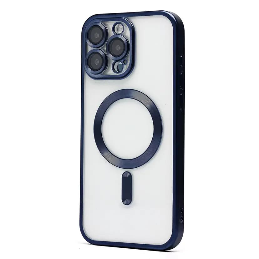 Чехол-накладка - SM027 SafeMag для Apple iPhone 16 Pro Max (blue titanium) 
