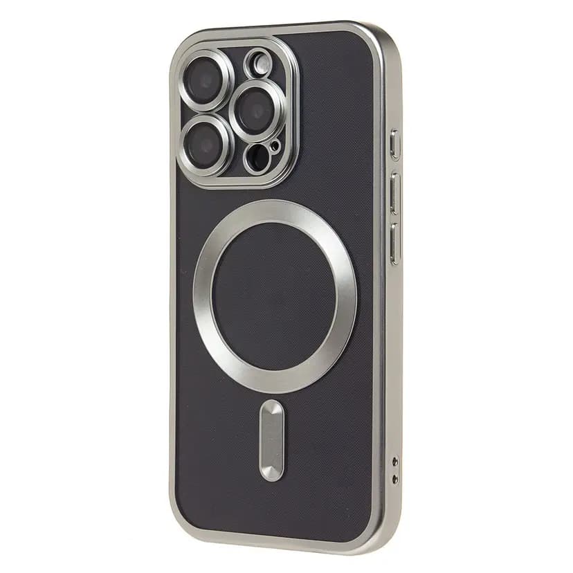 Чехол-накладка - SM027 SafeMag для Apple iPhone 16 Pro (silver) 