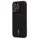Чехол-накладка с картхолдером - SC304 для Apple iPhone 15 Pro (black)  — фото 1