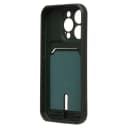 Чехол-накладка с картхолдером - SC304 для Apple iPhone 15 Pro (dark green)  — фото 2