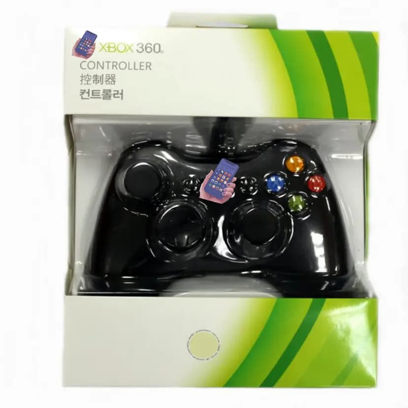 Геймпад - X360 Replica + беспроводной переходник (black) 