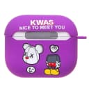 Чехол - Luxo Creative SC086 для кейса Apple AirPods 3 (print/violet)  — фото 3