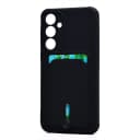 Чехол-накладка с картхолдером - SC304 для Samsung Galaxy A35 (black)  — фото 1