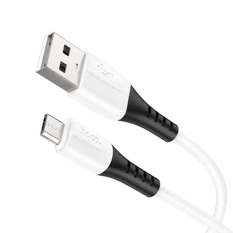 Кабель USB - Micro-USB - Hoco X82 (100 см) (white) — фото 2