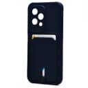 Чехол-накладка с картхолдером - SC304 для Honor 200 lite (dark blue)  — фото 1