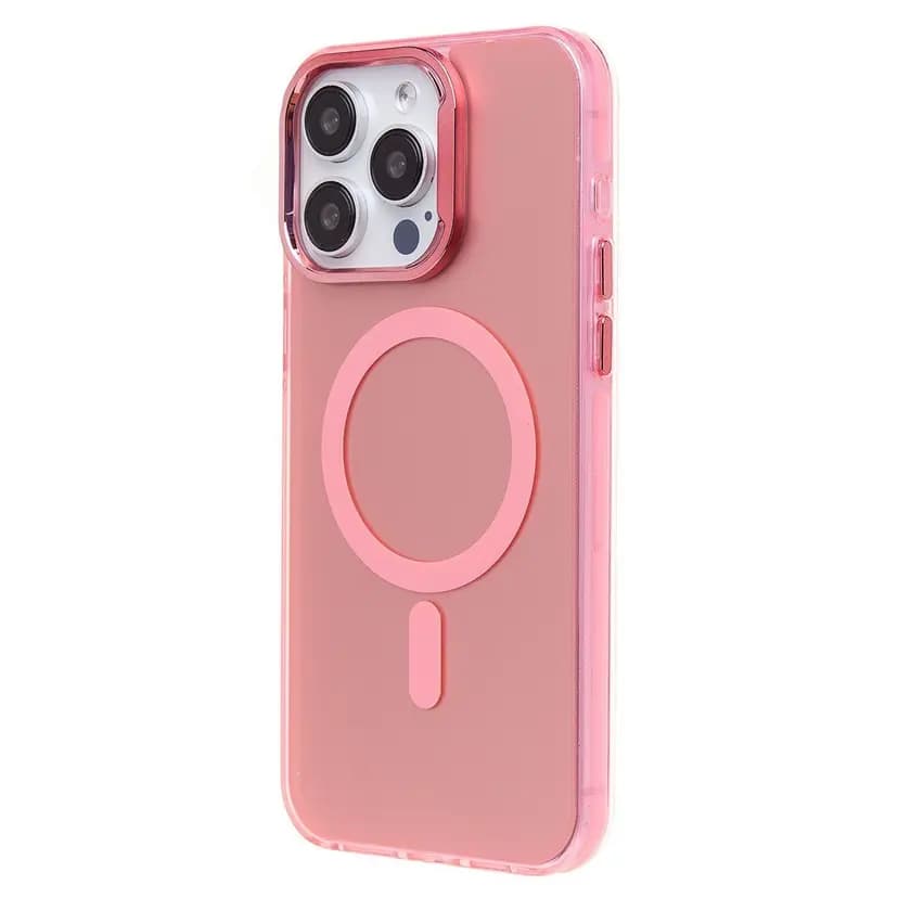 Чехол-накладка - SM025 SafeMag для Apple iPhone 15 Pro Max (pink) 