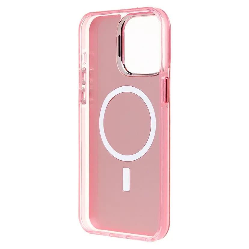 Чехол-накладка - SM025 SafeMag для Apple iPhone 15 Pro Max (pink)  — фото 2