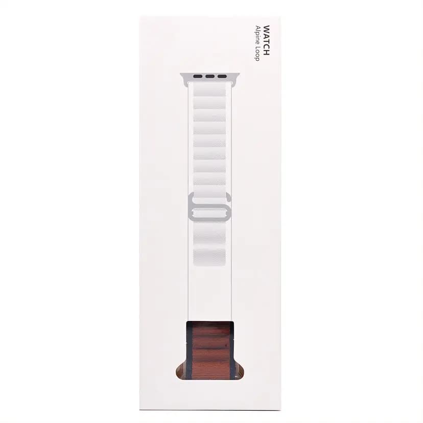 Ремешок на застёжке - Alpine Loop для Apple Watch 38/40/41 мм (black/brown)
