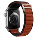 Ремешок на застёжке - Alpine Loop для Apple Watch 38/40/41 мм (black/brown)  — фото 2