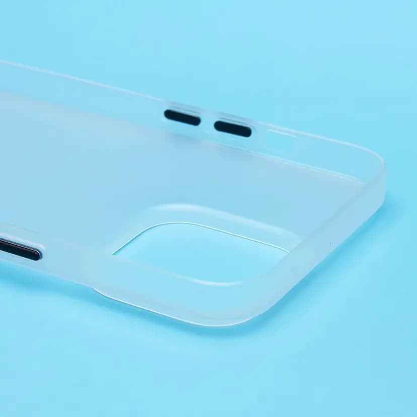 Чехол-накладка - PC091 для Apple iPhone 15 Pro Max (matte transparent/white) — фото 3