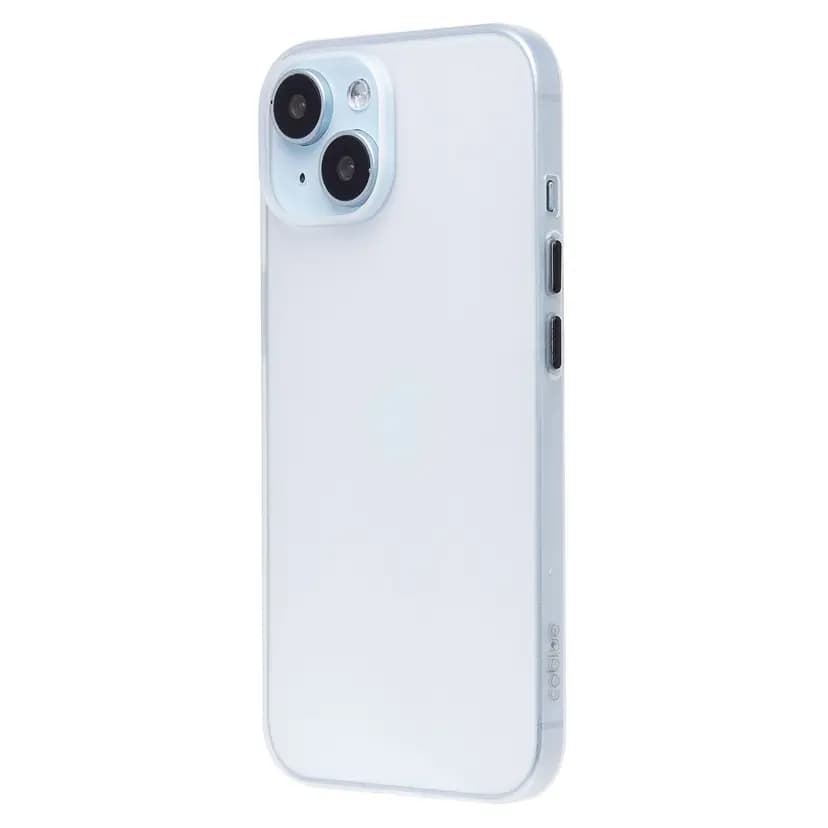 Чехол-накладка - PC091 для Apple iPhone 15 (matte transparent/white)  — фото 2