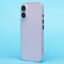 Чехол-накладка - PC091 для Apple iPhone 16 (matte transparent/white)  — фото 2