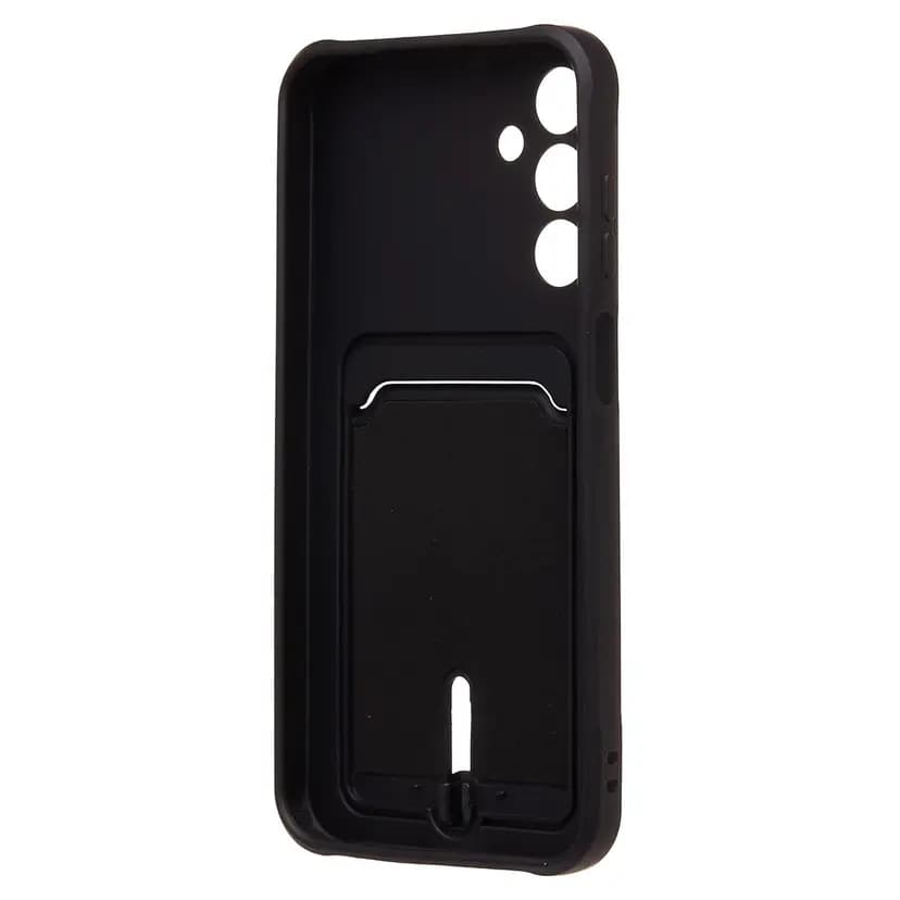 Чехол-накладка с картхолдером - SC304 для Samsung Galaxy A15 (black) — фото 2