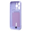 Чехол-накладка с картхолдером - SC304 для Apple iPhone 15 Pro (light violet)  — фото 2