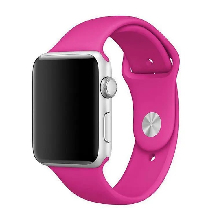 Ремешок на кнопке - Sport Band для Apple Watch 42/44/45/46/49 мм (L) (dragon fruit)  — фото 2