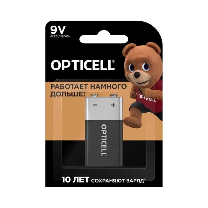 Батарея - Opticell 6LR61/6LF22/6F22 (крона)