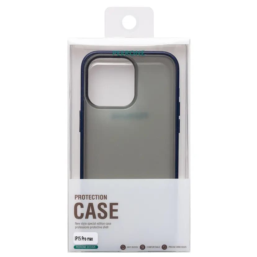 Чехол-накладка - PC035 для Apple iPhone 15 Pro Max (blue) 