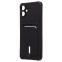 Чехол-накладка с картхолдером - SC304 для Samsung Galaxy A06 (black)  — фото 1