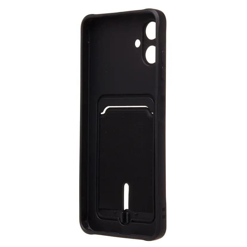 Чехол-накладка с картхолдером - SC304 для Samsung Galaxy A06 (black) — фото 2