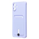 Чехол-накладка с картхолдером - SC304 для Samsung Galaxy A06 (light violet)  — фото 1