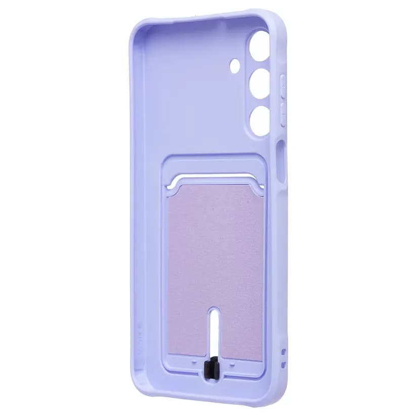 Чехол-накладка с картхолдером - SC304 для Samsung Galaxy A16 (light violet)  — фото 2