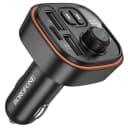 FM-модулятор - Borofone BC59 Heroic 3A (Type-C/2xUSB) (black)  — фото 2