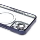 Чехол-накладка - SM027 SafeMag для Apple iPhone 13 Pro (blue titanium)  — фото 2