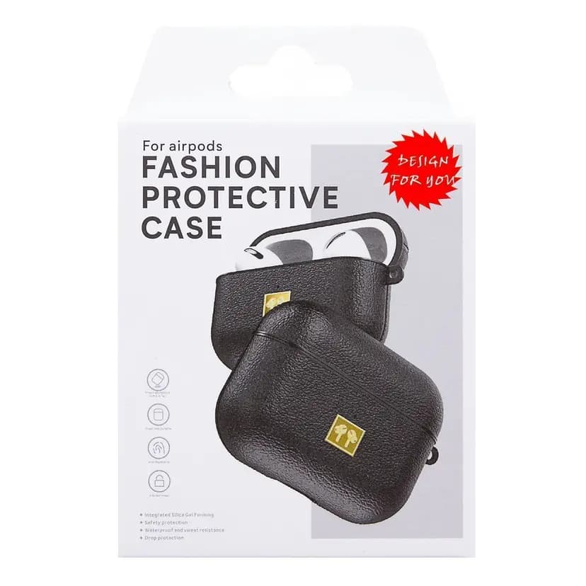 Чехол - PCP08 для Apple AirPods 1/2 (black) 