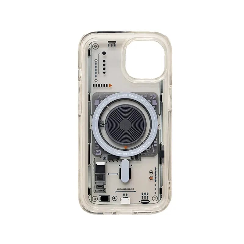 Чехол-накладка - SP Ultra Hybrid Neo One SafeMag для Apple iPhone 15 (transparent)  — фото 3