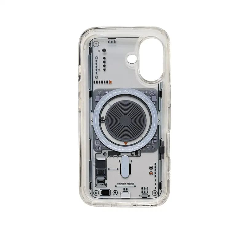 Чехол-накладка - SP Ultra Hybrid Neo One SafeMag для Apple iPhone 16 (transparent) — фото 3