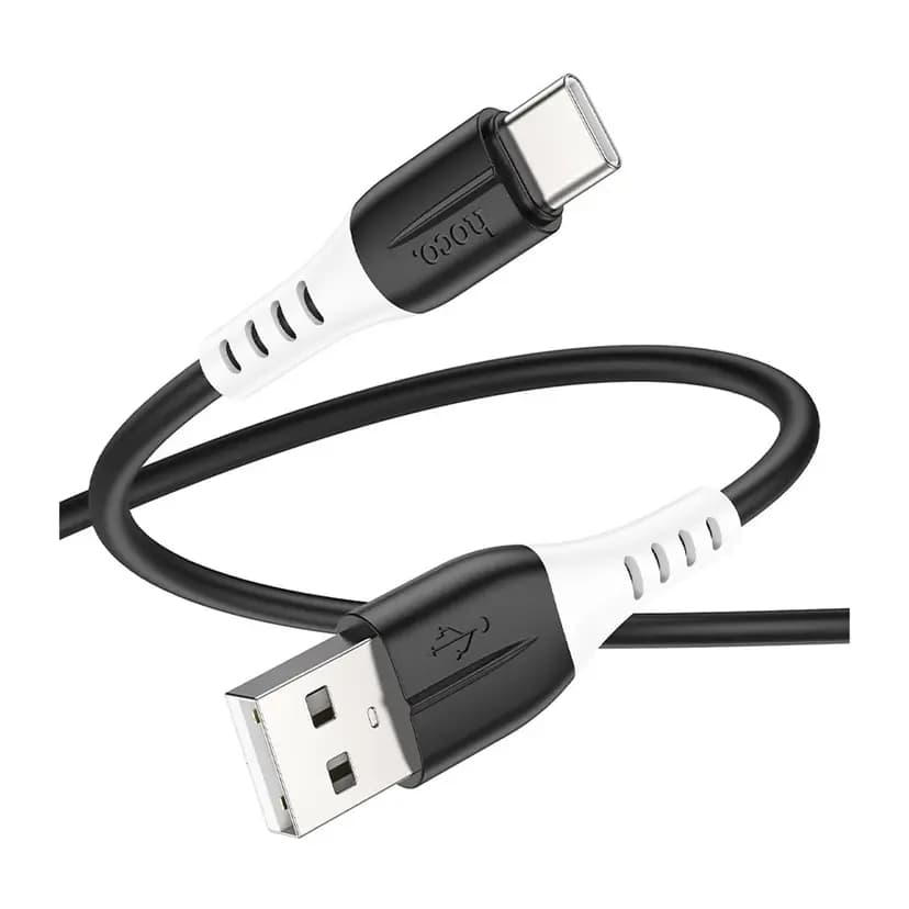 Кабель USB - Type-C - Hoco X82 (100 см) (black)  — фото 2