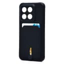 Чехол-накладка с картхолдером - SC304 для Xiaomi 14 (black)  — фото 1