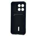 Чехол-накладка с картхолдером - SC304 для Xiaomi 14 (black)  — фото 2