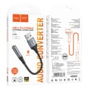 Адаптер USB - 3.5 jack - Hoco LS36 Fresh (grey)  — фото 1