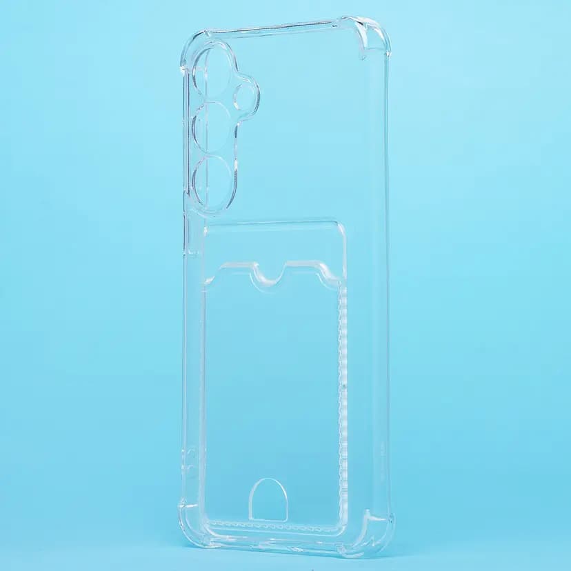 Чехол-накладка с картхолдером - SC276 для Samsung Galaxy S25+ (transparent) 