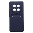 Чехол-накладка с картхолдером - SC337 для Honor X9c (dark blue)  — фото 1