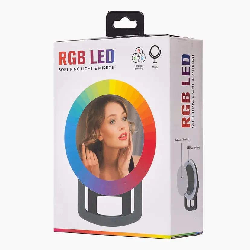 Кольцевая лампа - 2258R Selfie (black)