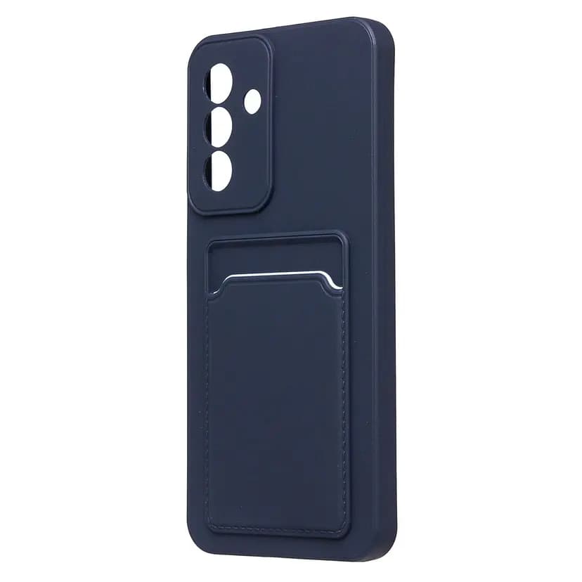 Чехол-накладка с картхолдером - SC337 для Samsung Galaxy A26 (dark blue)