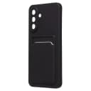 Чехол-накладка с картхолдером - SC337 для Samsung Galaxy A36/A37 (black)  — фото 1
