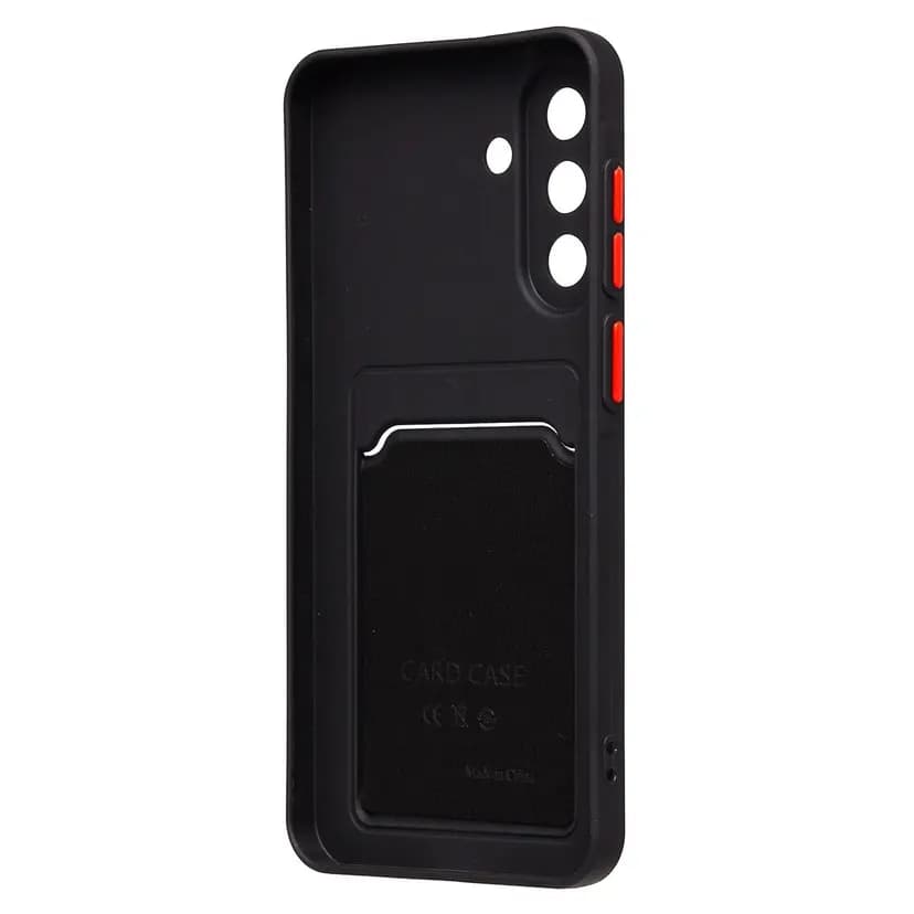 Чехол-накладка с картхолдером - SC337 для Samsung Galaxy A36/A37 (black) — фото 2