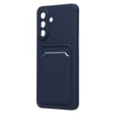 Чехол-накладка с картхолдером - SC337 для Samsung Galaxy A36/A37 (dark blue)  — фото 1
