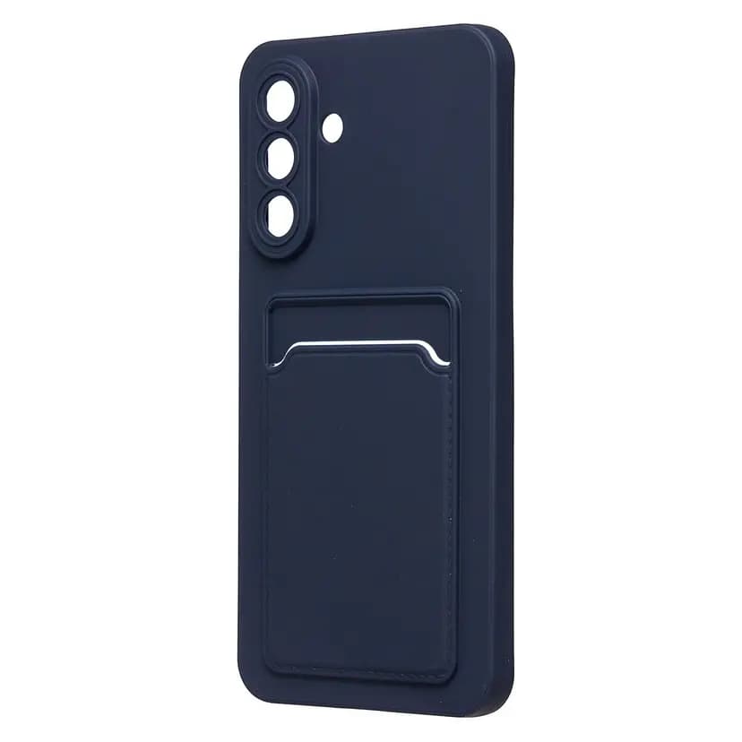 Чехол-накладка с картхолдером - SC337 для Samsung Galaxy A36/A37 (dark blue) 