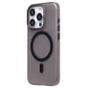 Чехол-накладка - SM038 SafeMag для Apple iPhone 15 Pro (black/matte transparent)  — фото 1