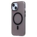 Чехол-накладка - SM038 SafeMag для Apple iPhone 15 (black/matte transparent)  — фото 1