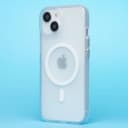 Чехол-накладка - SM038 SafeMag для Apple iPhone 15 (white/matte transparent)  — фото 1