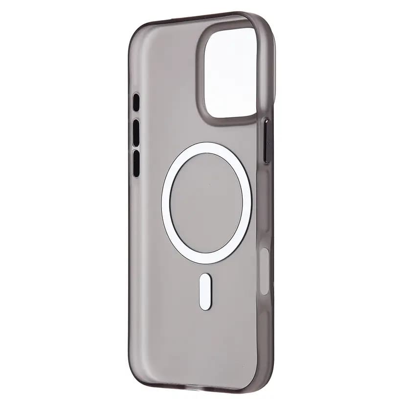 Чехол-накладка - SM038 SafeMag для Apple iPhone 16 Pro Max (black/matte transparent)  — фото 2